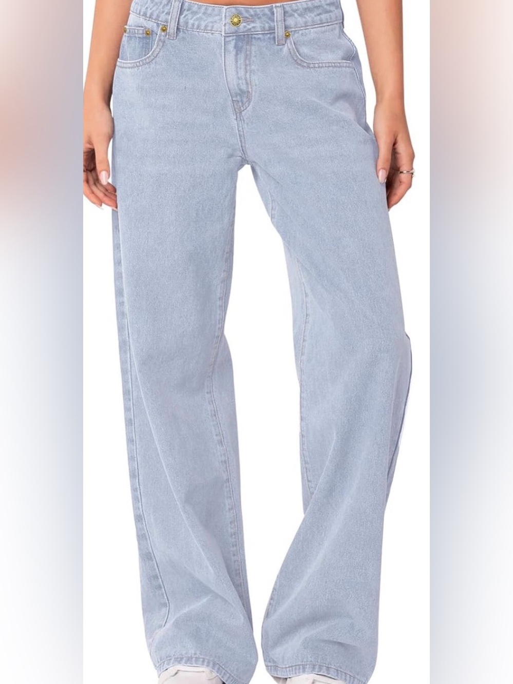 High-waisted wide-leg jeans new with tags